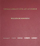 Catalogue Willem de Kooning 1995